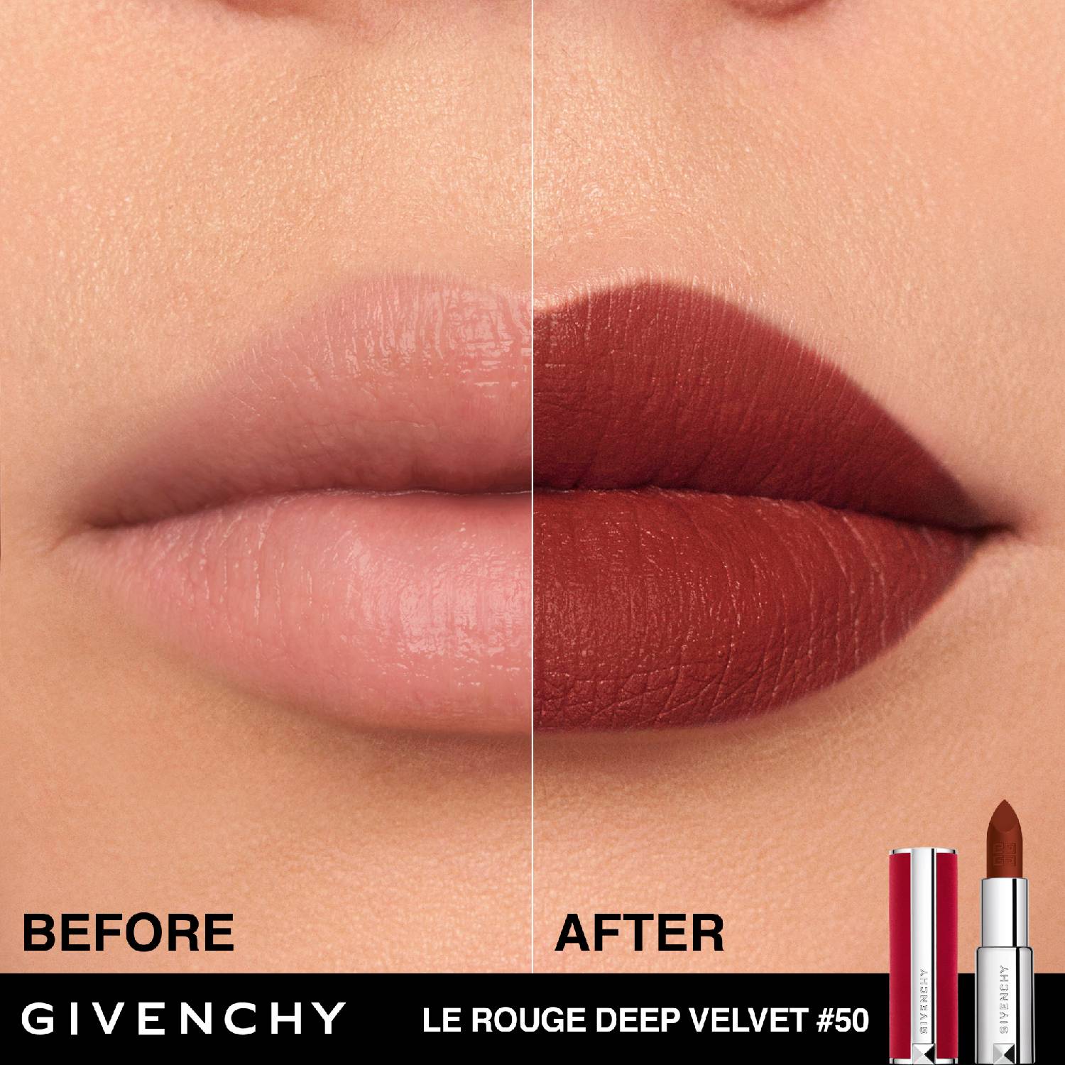 GIVENCHY LE ROUGE DEEP VELVET (LIPSTICK  MATE ULTRAPIGMENTADO DE LARGA DURACIÓN)
